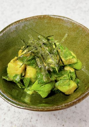 さっぱり♪アボカドと大葉のわさび醤油和え-レシピのメイン写真