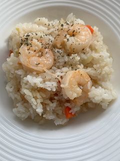 炊飯器でエビピラフ!!-レシピのメイン写真