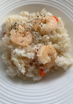 炊飯器でエビピラフ!!-レシピのメイン写真