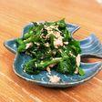 ツナ缶とセロリの葉っぱ炒め