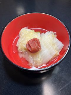 白菜の梅煮-レシピのメイン写真