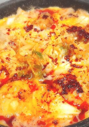 エソの擂り身天玉丼風　追い花椒辣醤-レシピのメイン写真