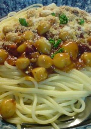 カレーにおいしい豆水煮deミートソース-レシピのメイン写真