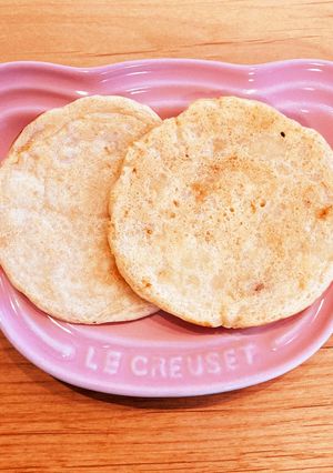 離乳食後期|卵なしバナナパンケーキ-レシピのメイン写真