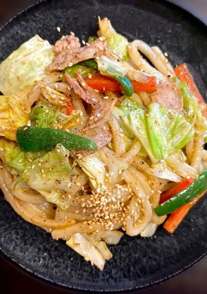 野菜たっぷり！だし香る焼うどん-レシピのメイン写真