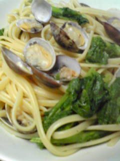 菜の花とあさりの和風パスタ-レシピのメイン写真