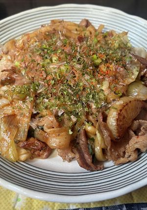 豚バラ大根焼きうどん-レシピのメイン写真