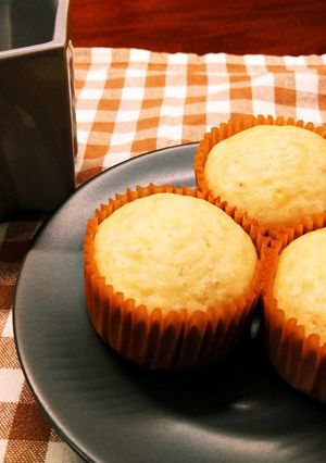 砂糖不使用☆米粉バナナ蒸しパン　-レシピのメイン写真