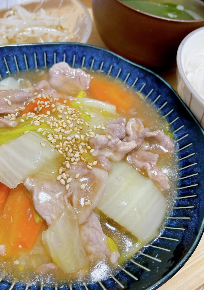 はくさいと豚こまのとろとろオイスター煮-レシピのメイン写真