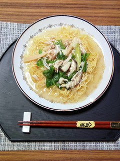 ヨウサマの減塩からしそば京都風-レシピのメイン写真