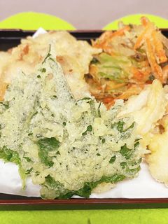 大葉天・筍天・豚天・牛蒡と人参のかき揚げ-レシピのメイン写真