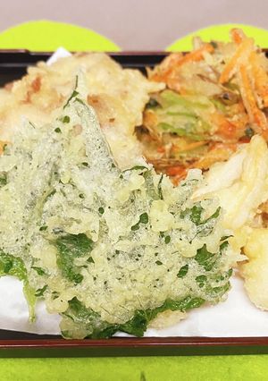大葉天・筍天・豚天・牛蒡と人参のかき揚げ-レシピのメイン写真