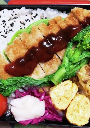 1/13 よっちゃんとんかつお弁当-レシピのメイン写真