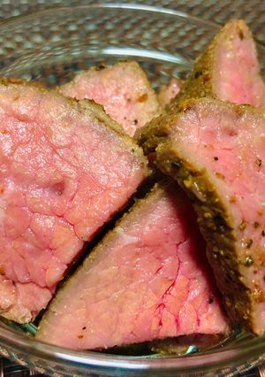 ローストビーフのめんつゆタレ和え-レシピのメイン写真