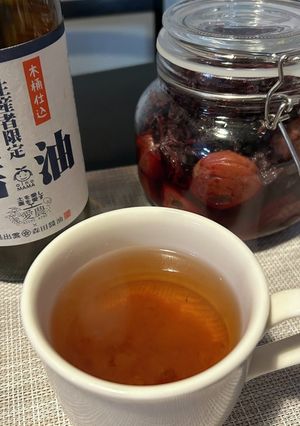 梅醤番茶 風邪 疲労回復 熱中対策にも♡-レシピのメイン写真