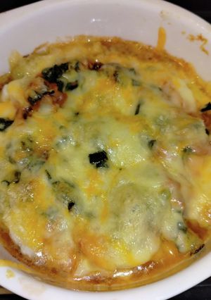 長芋とイカの塩辛のチーズ焼き-レシピのメイン写真