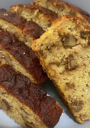 アーモンド粉で作るしっとりバナナケーキ-レシピのメイン写真