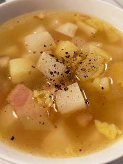 野菜とベーコンのスープ-レシピのメイン写真