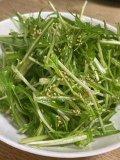 水菜のナムル-レシピのメイン写真
