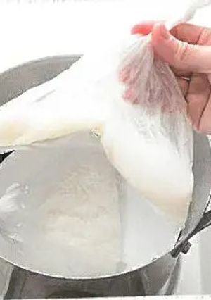 ポリ袋で炊飯(災害時用)-レシピのメイン写真