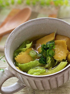 レンジで!薄揚げキャベツカレースープ-レシピのメイン写真