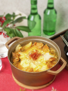 銅鍋てふてふで 餅入り チーズタッカルビ-レシピのメイン写真