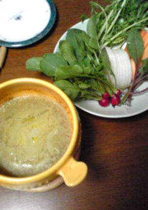 バーニャカウダ～水菜・大根・にんじん～-レシピのメイン写真