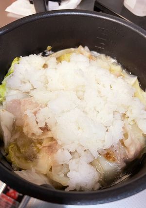 ヘルシー！がっつり？大根おろし豚肉白菜鍋-レシピのメイン写真