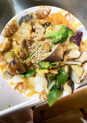 味噌ケチャ味豚こま白菜回鍋肉青椒肉絲風-レシピのメイン写真