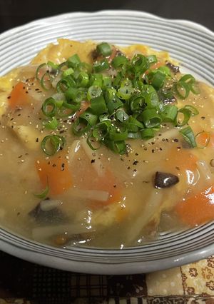中華あんかけオムライス-レシピのメイン写真