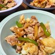 豚肉とカリフラワーのオイスターソース炒め