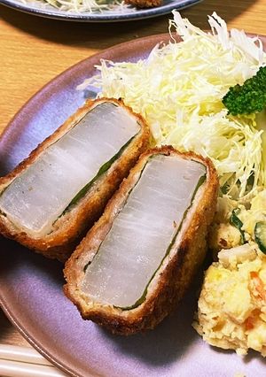 ヘルシーなのに満腹♡大根 豚カツ-レシピのメイン写真