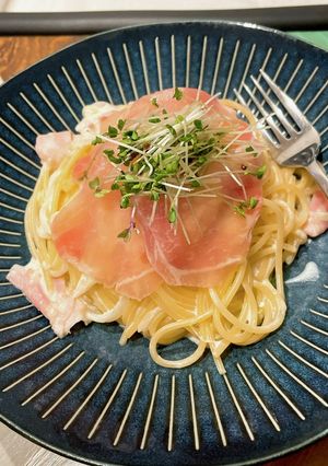 生ハムとクリームチーズのパスタ-レシピのメイン写真