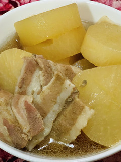 大根と豚バラ肉の煮物-レシピのメイン写真