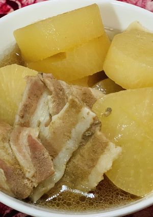 大根と豚バラ肉の煮物-レシピのメイン写真