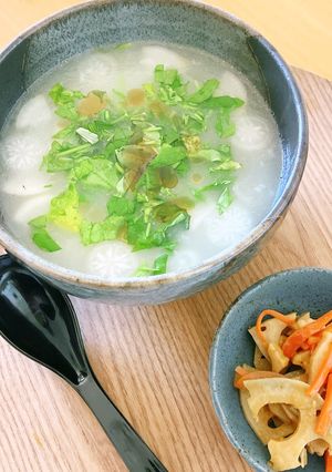 鶏スープで炊く中華粥-レシピのメイン写真