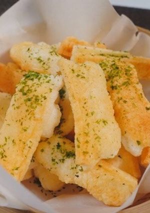 切り餅で簡単!揚げおかき海苔塩味-レシピのメイン写真