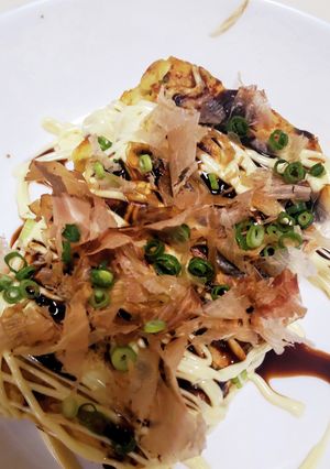 たこ焼き？お好み焼き？フライパンで簡単♡-レシピのメイン写真