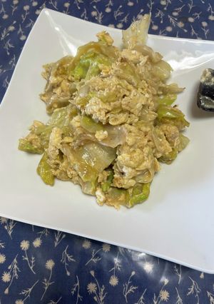 簡単！レタス卵炒め-レシピのメイン写真