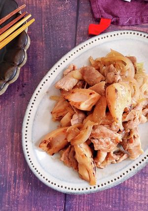 豚こまれんこんのしょうが焼き-レシピのメイン写真