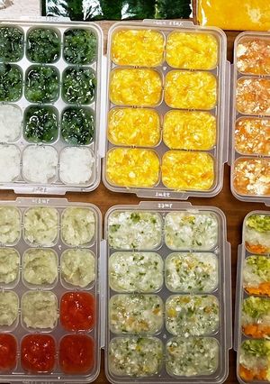 [離乳食中期]作り置き準備　(２週間分)-レシピのメイン写真
