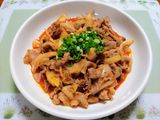 簡単!夏の夕飯スタミナ味噌豚キムチ炒め丼