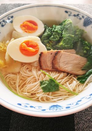 自家製チャーシュー入りそうめんラーメン-レシピのメイン写真