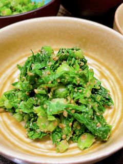 菜の花のごまあえ-レシピのメイン写真