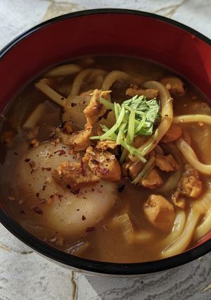 簡単！蕎麦屋風カレー力うどん-レシピのメイン写真