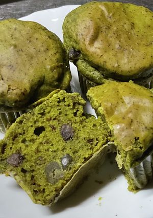白あんでしっとり!米粉抹茶ケーキ-レシピのメイン写真