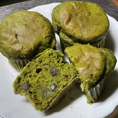 白あんでしっとり！米粉抹茶ケーキ