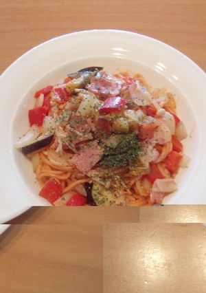 彩り野菜のナポリタン-レシピのメイン写真