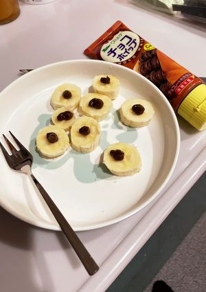 こどもの手抜きおやつ　バナナチョコ-レシピのメイン写真