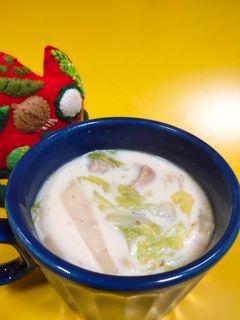 白菜の豆乳スープ -レシピのメイン写真